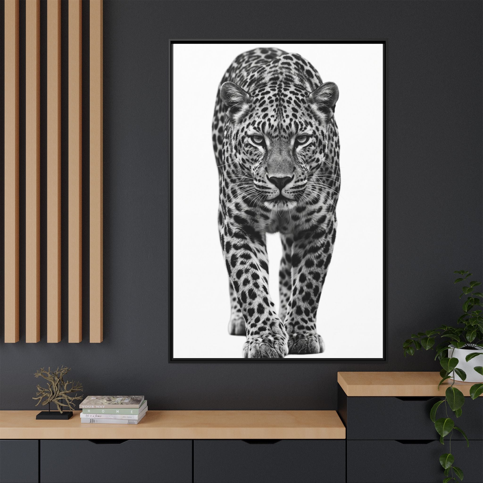 Matte Canvas, Framed (Multi-color)